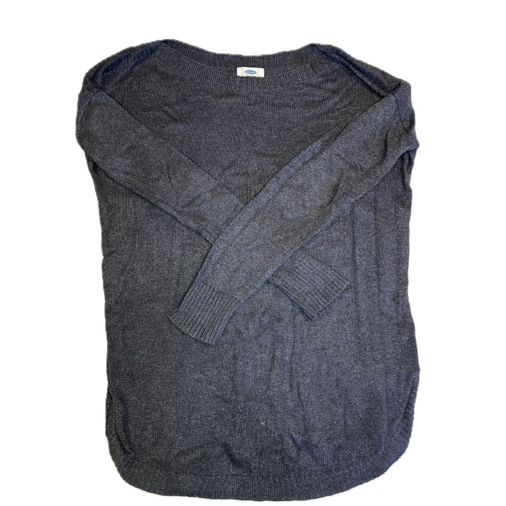 dark grey long sleeve full length top from Old Navy size medium